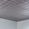 FASDE Traditional Style/Pattern 10 Decorative Vinyl 2ft x 2ft Lay in Ceiling Panel in Argent Silver (5 Pack) view 2