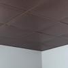 FASDE Minidome Decorative Vinyl 2ft x 2ft Lay in Ceiling Panel in Argent Bronze (5 Pack) view 2