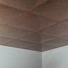 FASDE Minidome Decorative Vinyl 2ft x 2ft Lay in Ceiling Panel in Copper Fantasy (5 Pack) view 2