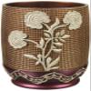 Popular Bath 961690 Ombre Rose, Waste Basket, Burgundy view 2