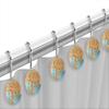 Popular Bath Ombre Rose Design Shower Hooks, Blue view 3