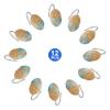 Popular Bath Ombre Rose Design Shower Hooks, Blue view 4