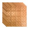 FASDE Traditional Style/Pattern 10 Decorative Vinyl 2ft x 2ft Lay in Ceiling Panel in Polished Copper (5 Pack) view 1