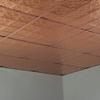 FASDE Traditional Style/Pattern 10 Decorative Vinyl 2ft x 2ft Lay in Ceiling Panel in Polished Copper (5 Pack) view 2