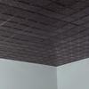 FASDE Traditional Style/Pattern 10 Decorative Vinyl 2ft x 2ft Lay in Ceiling Panel in Smoked Pewter (5 Pack) view 2