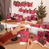 DIY Advent Calendar: Beautiful Craft Advent Calendar 2022 with 24 Paper Treat Bags and Sticker Paper with Numbers Empty Adult Advent Calendar to Fill Yourself Christmas Advent Calendar LIVAIA view 4