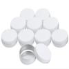 1 oz/30ml White Aluminum Tin Jar with Screw Lid Metal Round Tins Aluminum Tin Cans Containers Metal Steel Tin Cosmetic Sample Containers for Lip Balm DIY Salve Spice Candies Crafts, 15 Pack view 4