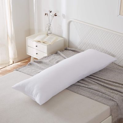 Acanva Fluffy Body Pillow for Adults and Pregnancy, Soft Long Full Pillow Insert for Side Sleepers