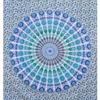 Popular Handicrafts Tapestry Wall Hanging Hippie Mandala Bohemian Hippy Psychedelic Design Indian Peacock Meditation Gypsy Tapestries Bedspread 30 x 40 Inches (76 x 101 cms), Blue view 3