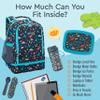 Bentgo Kids 2-in-1 Backpack & Insulated Lunch Bag - Durable 16 Backpack & Lunch Container in Unique Prints for School & Travel - Water Resistant, Padded & Large Compartments (Dinosaur) view 4