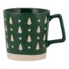 10 Strawberry Street Ceramic Assorted Holiday Set of 4 Mugs, Red/Green view 3