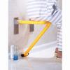 HYCH-Bathroom Wall Folding Seat, Easy to Install Anti-Static Strong Carrying Capacity Bathroom/Corridor Auxiliary Simple Stool,2 Colours,Yellow view 2
