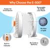 Eva-Dry E-500 Renewable dehumidifier, Pack of 5, white, perfect for closets, bathrooms, safes, boats, and RVs view 4