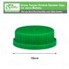 [900 PACK] 38MM Green Tamper Evident Ratchet Caps/Lids for Empty Foggy Plastic Juice Bottles by EcoQuality view 3
