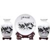 Jingdezhen vase Decoration Living Room Flower Arrangement Ceramic Home Decoration, Three-Piece Chinese Living Room TV Wine Cabinet Decoration view 1