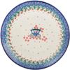 Polmedia Polish Pottery Dinner Plate - Magical Carriage Pattern Handmade in Boleslawiec Poland by Ceramika Artystyczna + Certificate of Authenticity view 3