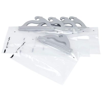 MONACO Deluxe Hang-Up Bags with Gray Handle 7 inches H x 10 inches W 5 Bags per Package