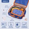 Bentgo Kids Lunch Bag - Durable, Double-Insulated Lunch Bag for Kids 3+; Holds Lunch Box, Water Bottle, & Snacks; Easy-Clean Water-Resistant Fabric & Multiple Zippered Pockets (Sports) view 3