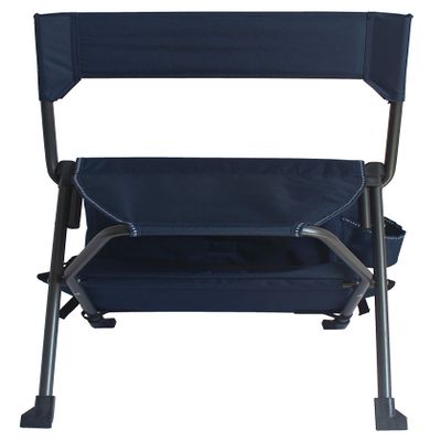 Zenithen Limited Portable Foldable Folding Backpack Chair, Perfect for Camping, Hiking, Outdoor Recreation, Sporting Events, Campfires and Lounging, Dark Blue (Pack of 1)