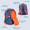 Bentgo Kids 2-in-1 Backpack & Insulated Lunch Bag - Durable 16 Backpack & Lunch Container in Unique Prints for School & Travel - Water Resistant, Padded & Large Compartments (Sports) view 3