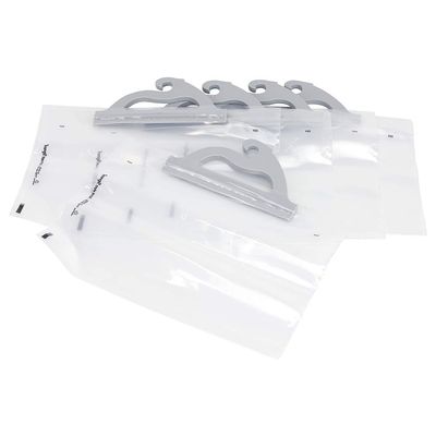 MONACO Deluxe Hang-Up Bags with Gray Handle 9 inches H x 12 inches W 5 Bags per Package
