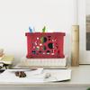 Storex Mini Crates  Stackable Small Storage Crates for Desktop Organization, 9 x 7.75 x 6 inches, School Red, 12-Pack (61593U12S) view 3