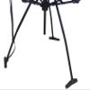 Zenithen High Tension Folding Fabric Table with Cup Holders, Dark Blue (Pack of 1) - Portable Outdoor Table with Steel Frame, Cup Holders & Carry Strap view 4