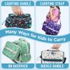 Bentgo Kids Lunch Bag - Durable, Double-Insulated Lunch Bag for Kids 3+; Holds Lunch Box, Water Bottle, & Snacks; Easy-Clean Water-Resistant Fabric & Multiple Zippered Pockets (Dinosaur) view 4