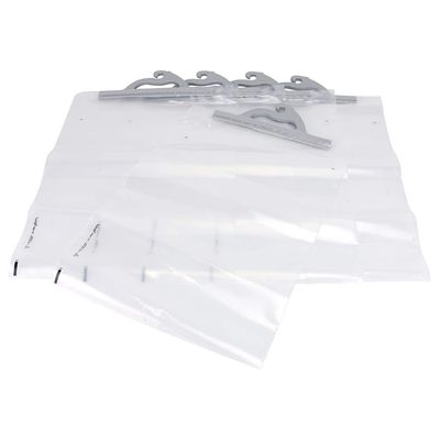 MONACO Deluxe Hang-Up Bags with Gray Handle 21 inches H x 14 inches W 5 Bags per Package