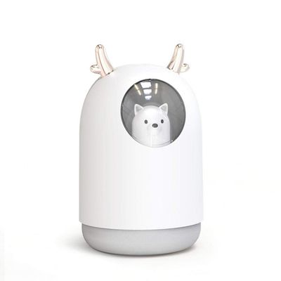 For Bedroom Home Mist Humidifiers For Mini Humidifier Usb Colorful Night Light Aromatherapy Household Air Humidifier-White