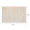 JE JOUE Montessori Materials Children Playing Mat Pure Cotton Working Rug for Toddlers (23"31", Beige) view 3