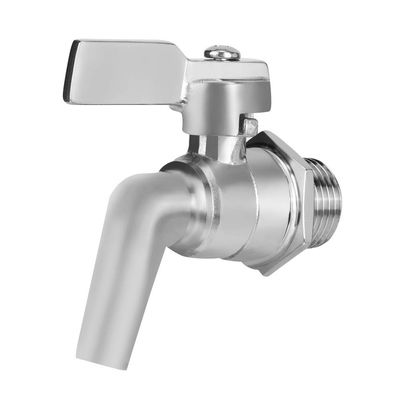 Beer Dispenser Faucet, Stainless Steel Adjustable Beer Faucet Tap Spigot for Homebrew Wine Beverage Dispenser