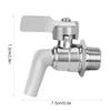 Beer Dispenser Faucet, Stainless Steel Adjustable Beer Faucet Tap Spigot for Homebrew Wine Beverage Dispenser view 3