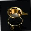 Hemoton 2pcs tea strainer holder stainless steel strainer Tea Filter Holder Rack coffee coffe filter coffee Leak Stand thicken ceremony set view 3