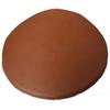 ALoveTree 2PCS Round Bar Stool Cushion with Elastic Round Foam Padded Seat Cushions Waterproof Leather Bar Stool Covers Diam 13"-Thk 0.8" Caramel view 4