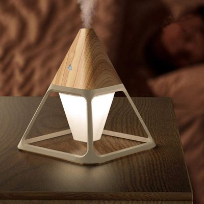 For Bedroom Home Mist Humidifiers For Humidifier Aroma Diffuser Usb Household Air Atomizer Night Light-Wood Grain