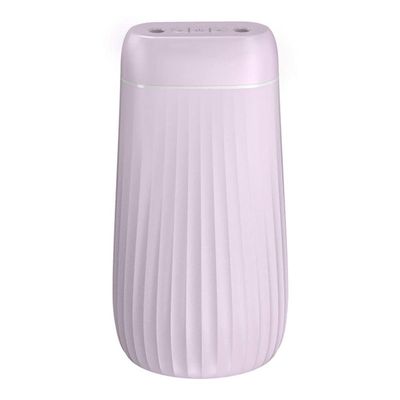 For Bedroom Home Mist Humidifiers For Dual-Jet Humidifier Usb Charging Ultrasonic Large-Capacity Humidifier Office Desk Silent Fog Aroma Diffuser-1L-Pink_110*110 * 210Mm