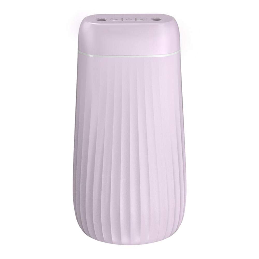 For Bedroom Home Mist Humidifiers For Dual-Jet Humidifier Usb Charging Ultrasonic Large-Capacity Humidifier Office Desk Silent Fog Aroma Diffuser-1L-Pink_110*110 * 210Mm