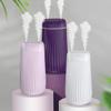 For Bedroom Home Mist Humidifiers For Dual-Jet Humidifier Usb Charging Ultrasonic Large-Capacity Humidifier Office Desk Silent Fog Aroma Diffuser-1L-Pink_110*110 * 210Mm view 2