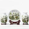 Jingdezhen vase Decoration Living Room Flower Arrangement Ceramic Home Decoration, Three-Piece Chinese Living Room TV Wine Cabinet Decoration view 1