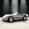 1970 Corvette Roadster Cortez Silver -Fine Art Print by Danny Whitfield - Size 20 X 30 view 1