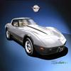 1978 Corvette Silver Anniversary Edition with tan Interior - Fine Art Print by Danny Whitfield - Size 20 X 30 view 1