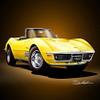 1969 Corvette 427 Roadster Daytona Yellow -Fine Art Print by Danny Whitfield - Size 20 X 30 view 1