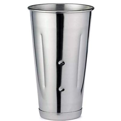 (12-PC) 30 oz Stainless Steel Malt Cups Commercial Grade Milkshake Maker Steel Cup