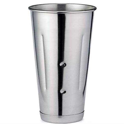 (12-PC) 30 oz Stainless Steel Malt Cups Commercial Grade Milkshake Maker Steel Cup