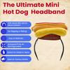 Nicky Bigs Novelties Hot Dog Hat, Hotdog Headband, Hot Dog Costume Adult, Hotdog Accessories, Funny Headband, Funny Hat, Crazy Hats, Silly Hats For Adults view 2