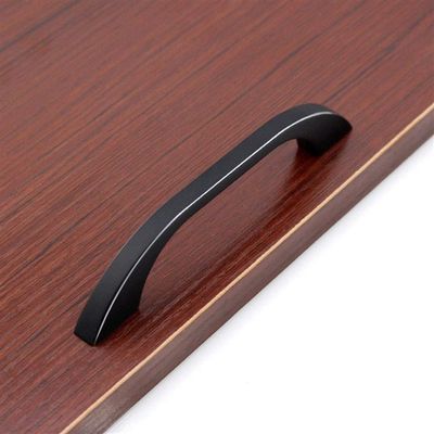 Geeyu ZHaonan-Dressing Table Handle, New Furniture Handle, Cabinet Pull, Kitchen Drawer Handle, Wardrobe Knob,Cupboard Bedroom Hardware Pull,Closet Door Handle, Indoor Hardware (Color : Black 96mm)