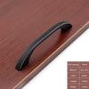 Geeyu ZHaonan-Dressing Table Handle, New Furniture Handle, Cabinet Pull, Kitchen Drawer Handle, Wardrobe Knob,Cupboard Bedroom Hardware Pull,Closet Door Handle, Indoor Hardware (Color : Black 96mm) view 2