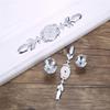 Geeyu ZHaonan-Dressing Table Handle, Luxury Diamond Crystal Handles,Shoebox Cabinet Handles, Closet Door Drawer Knobs,Wardrobe Pulls,Pullers with Screws,Hardware, Indoor Hardware view 2