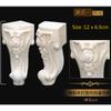DIY Set of 4 Carvings Shaped Wood TV Table Legs Furniture Sofa Chair Ottoman Couch Bed Wardrobe Cabinet Legs Type-I view 2